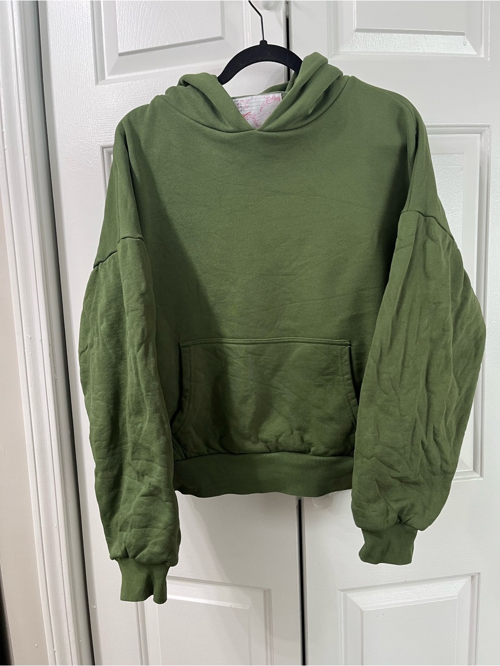 Elysian “Perfect Hoodie” in Green, Size XL (slight cropped fitting)